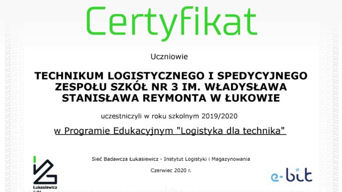 Certyfikat ZS3