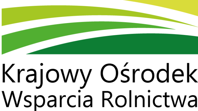 KRAJOWY OŚRODEK WSPARCIA ROLNICTWA Krajowy ośrodek wsparcia rolnictwa