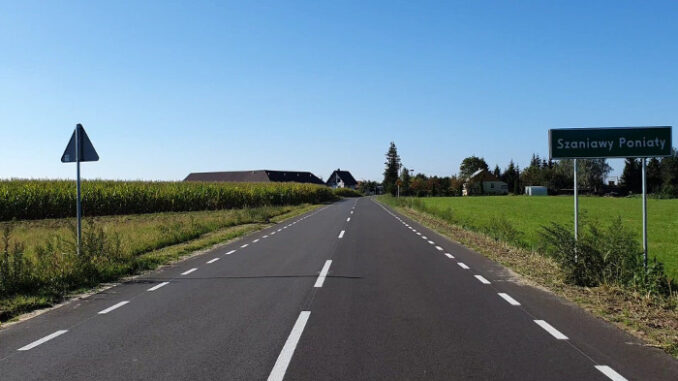 Otwarcie drogi powiatowej w Szaniawach