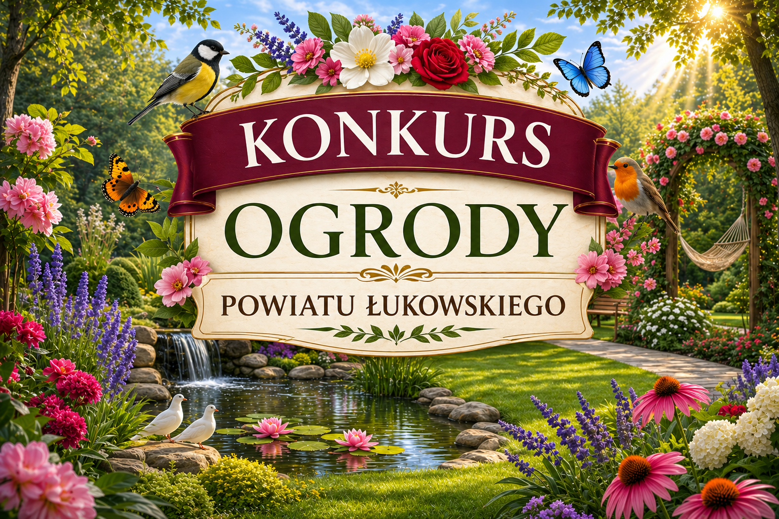 Weź udział w konkursie „Ogrody Powiatu Łukowskiego”!